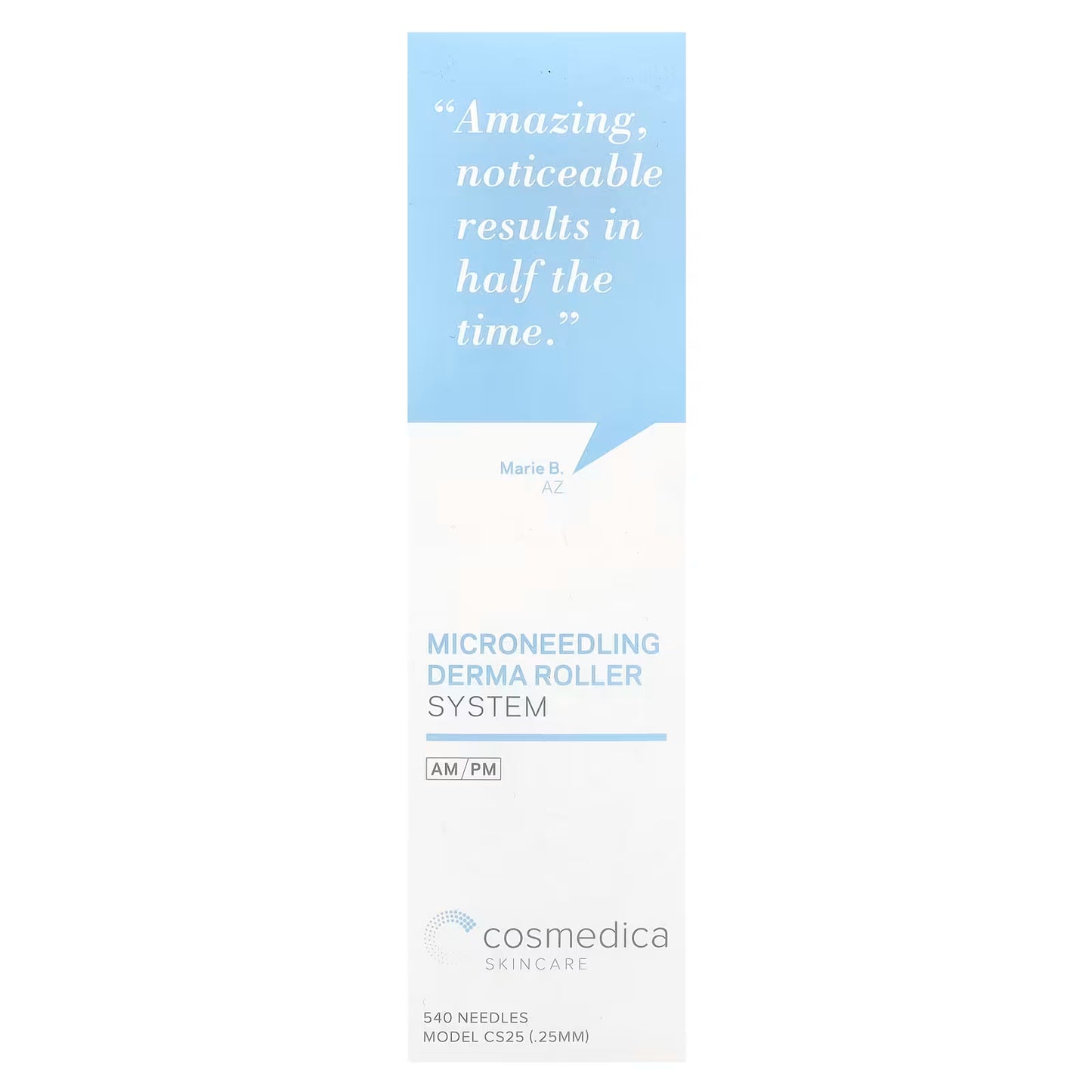 ✨ Derma Roller 540 Micro-Aiguilles (0.25mm) ✨